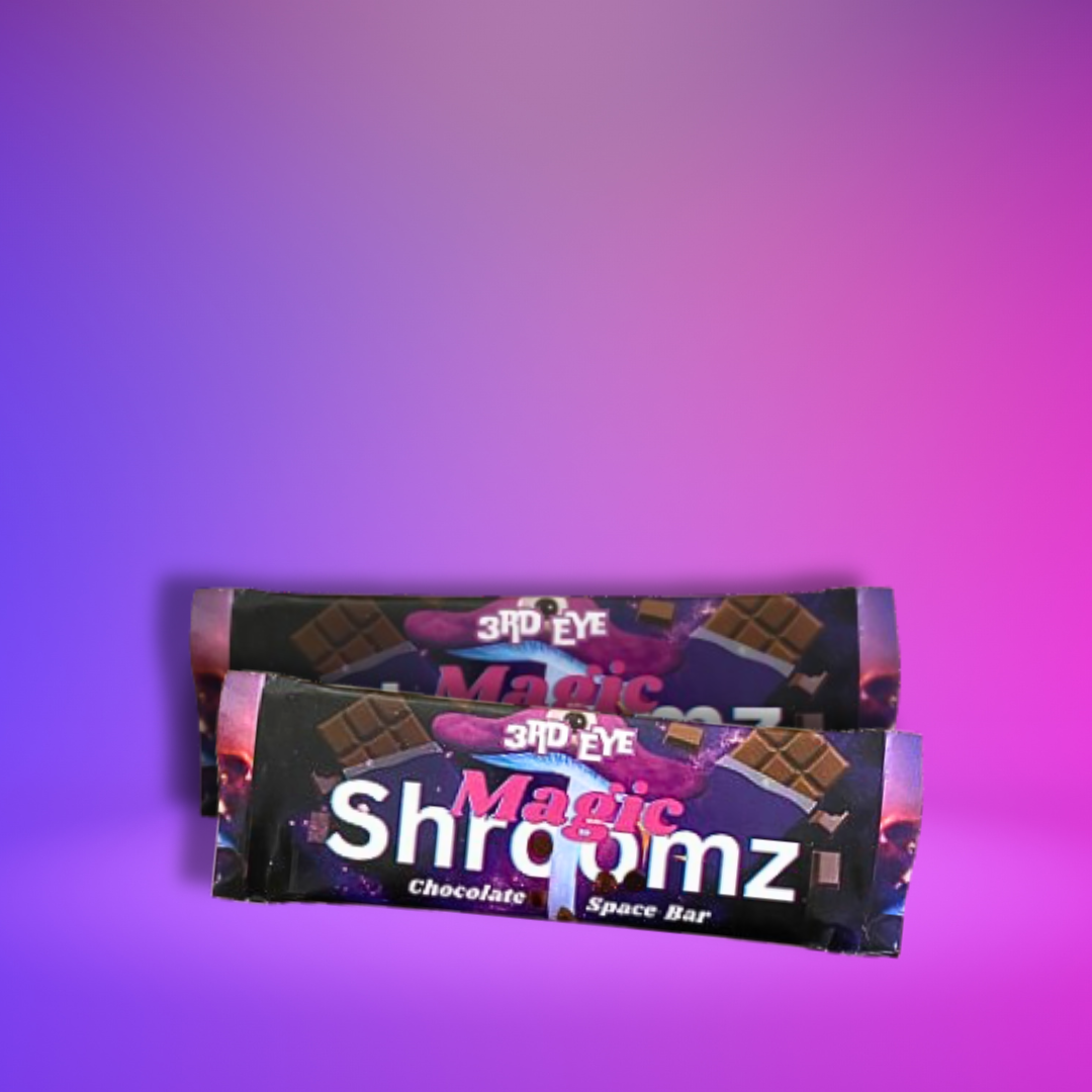 2 Chocolate Mushroom Space Bar 1.75g Shroomz Bar